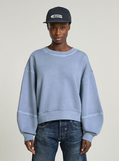 Overdyed Big Sleeve Oversized Sweater